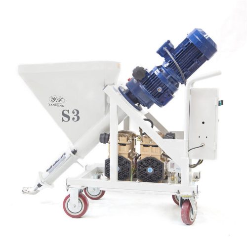 Wall Plaster Cement Plastering Machine with Matching Air Compressor - Image 2