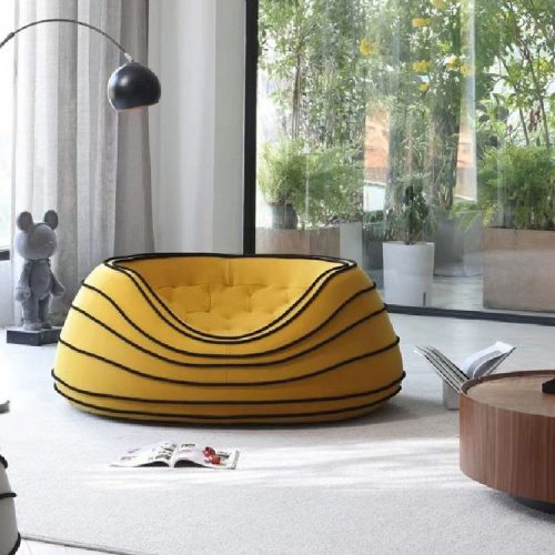 Foam Leisure Chair Fabric Modern Home Furniture - Image 3