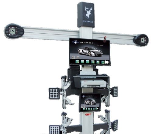 3D Self-Calibrated Four Wheel Alignment Machine