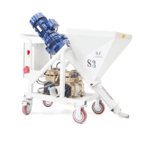 Wall Plaster Cement Plastering Machine with Matching Air Compressor - Image 3