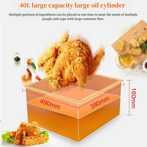 Free-stand Restaurant Chicken Gas Deep Fryer Machine - Image 4