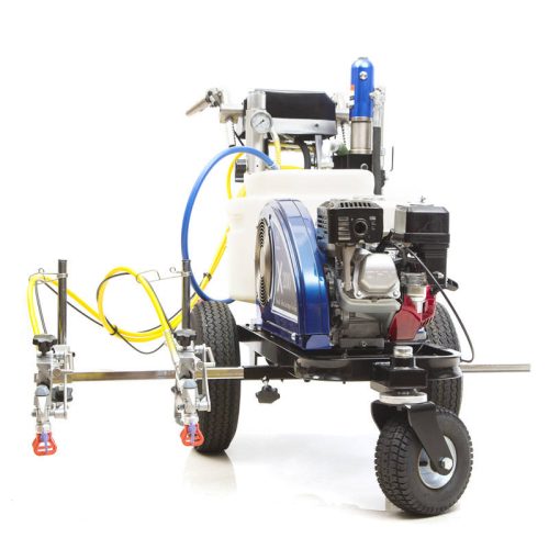  Cold Paint Spraying Road Line Marking Machine with Line Driver - Image 4