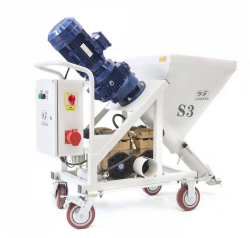 Wall Plaster Cement Plastering Machine with Matching Air Compressor - Image 4