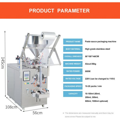 Automatic Liquid & Sauce Pouch Packaging Machine - Image 4