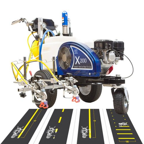  Cold Paint Spraying Road Line Marking Machine with Line Driver - Image 5