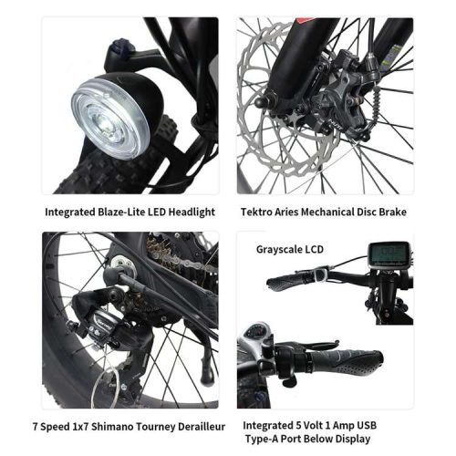 Electric Bike with Double Battery 48V 500W 26'' - Image 6