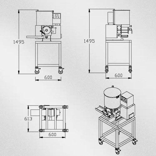 Automatic Burger Machine Patty Making Machine - Image 6