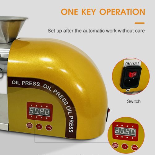 Oil Press Machine Automatic Cold  Hot Press for Olive Avocado and Hemp Seed Oil - Image 7