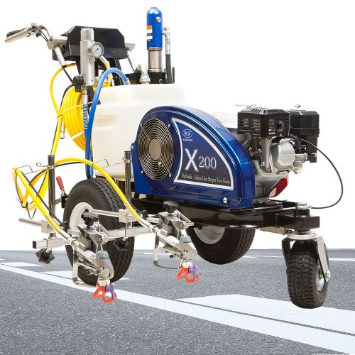  Cold Paint Spraying Road Line Marking Machine with Line Driver - Image 7