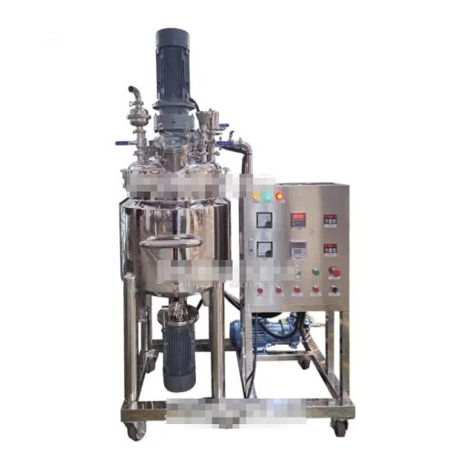 100 L Electrically Heated Vacuum Homogenizer High shear Homogenizer for Face Cream Body Cream Production