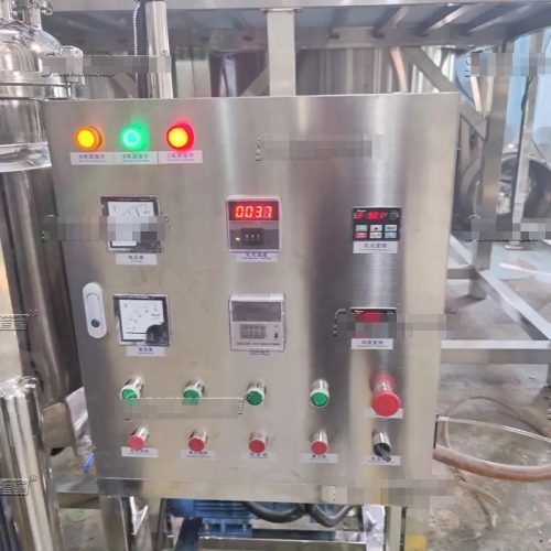 100 L Electrically Heated Vacuum Homogenizer High shear Homogenizer for Face Cream Body Cream Production - Image 2