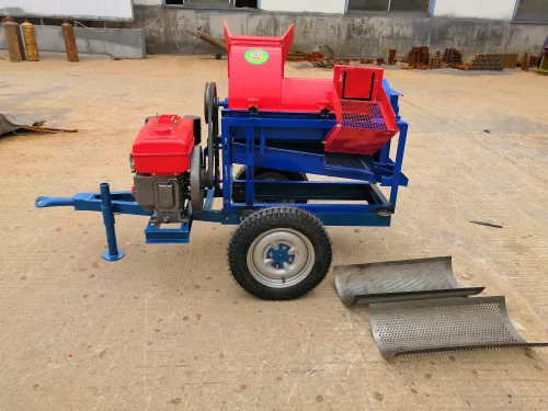 Automatic Corn Thresher Maize Sheller 600kg/h Corn Peeler Diesel Engine With Tires - Image 3