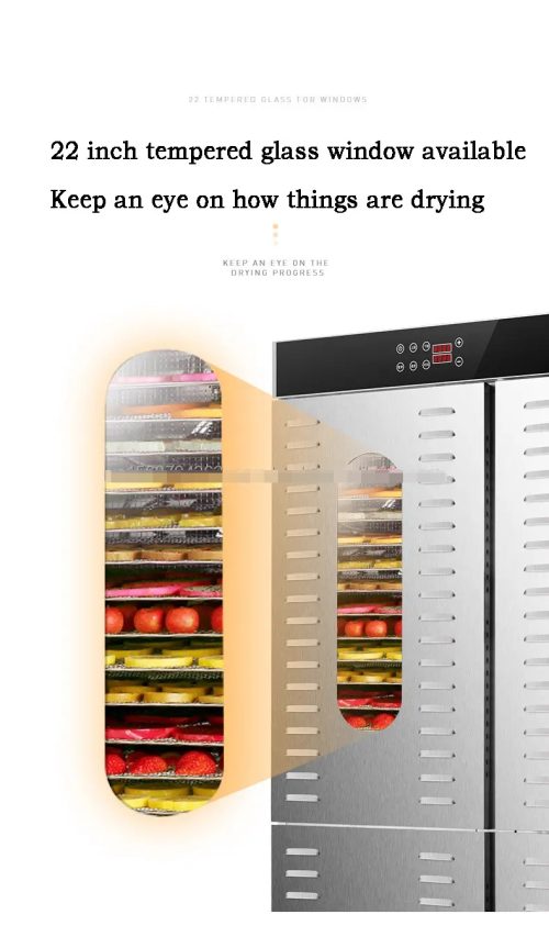 Commercial Food Dehydrator 80 Layer Fruit & Vegetable-Meat & Fish Dryer - Image 2