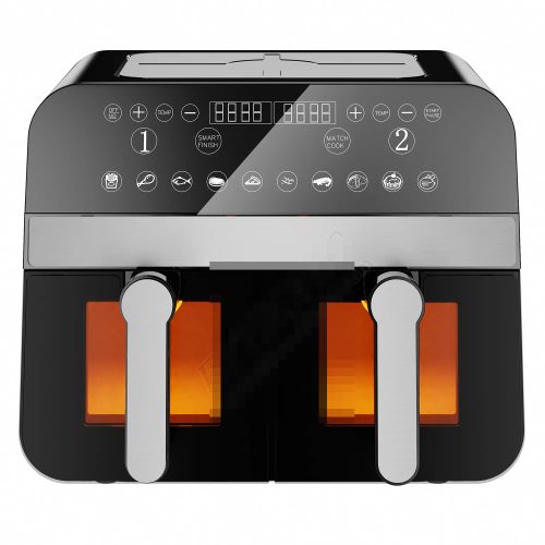 Digital Screen 8L 9L 10L High Capacity Oven Air Fryer with Dual Zone Basket - Image 3