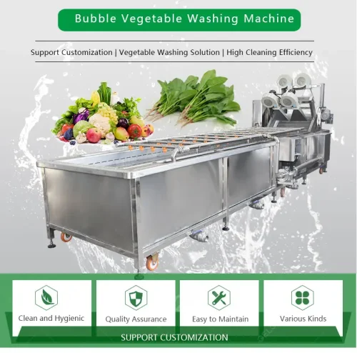 Industrial Commercial Drying Vegetables & Fruit Washing Machines