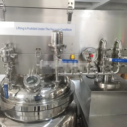 Steam Heating Vacuum Homogenizing Emulsifier Cosmetics Manufacturing Machinery Toothpaste Manufacturing Machine - Image 5