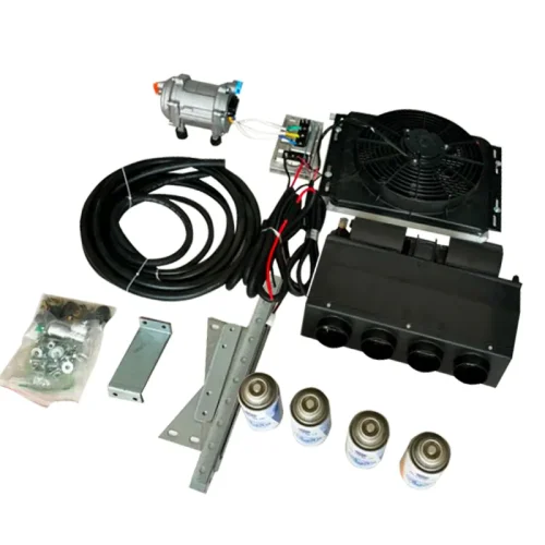 UNIVERSAL AUTO AC SYSTEM A/C KIT UNDER DASH EVAPORATOR COMPRESSOR KIT AIR CONDITIONER FOR TRUCK-BUS - Image 2