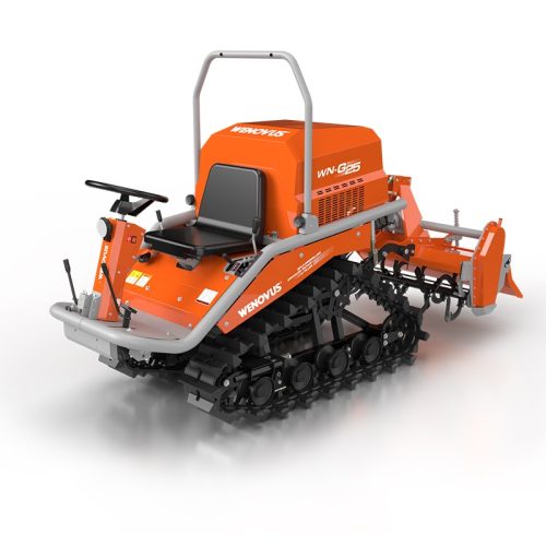 WENOVUS Crawler Rotary Tiller Multi-Functional Farm Tractor Diesel Powered 25HP - Image 2