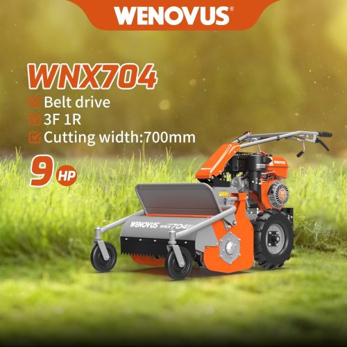 WENOVUS Stubble Mower Lawn and Grass Mower Cutting Machine Walk Behind Silently Running - Image 5