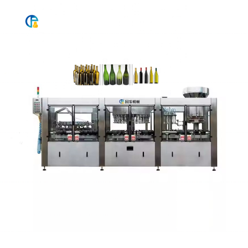 Automatic Bottled Vodka  Whiskey Wine Beer Monoblock Filling And Capping Machine