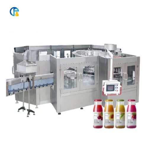 Glass Bottle Carbonated Drink Fresh Juice Production Line