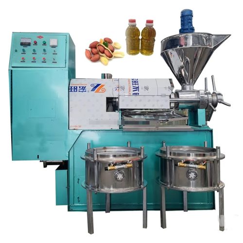 300-400kg/h Soybean Peanut Sesame Oil Press with Oil Filter