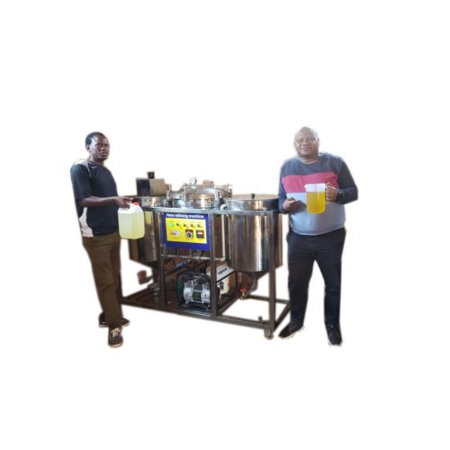 500kg/24-H Automatic Oil Refinery Peanut Sunflower Soybean Oil Refining Machine