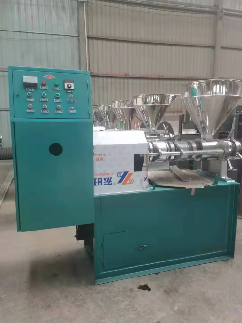 300-400kg/h Soybean Peanut Sesame Oil Press with Oil Filter - Image 2