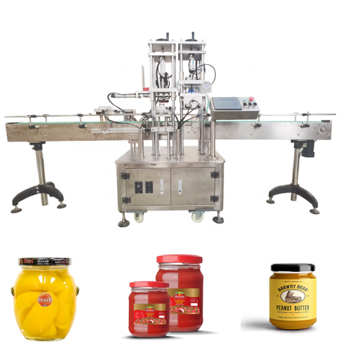 Automatic Glass Jar Vacuum Sealing Machine