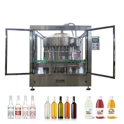 Glass Bottle Wine Processing Plant Whiskey Vodka Beer Production