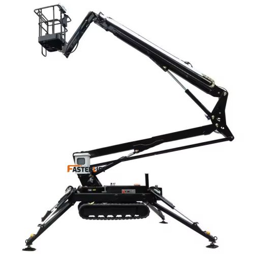 12m/14m/16m/18m Diesel Gasoline Powered Hydraulic High-Altitude Lifting Platform Adjustable Track Crawler Spider Arm Lift - Image 2