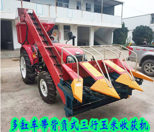 Combine Harvester for Corn Silage Cob Harvesting 2/3 Rows Corn Harvester Farm Machine - Image 3