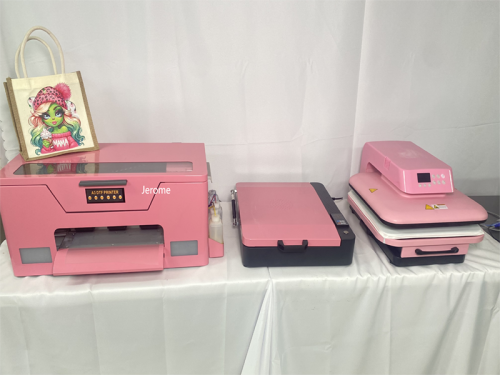 Pink Kit XP600 DTF Printer Thermal Transfer Polyester Film A3 With Oven Ink Powder Roll Film In a Set Combination 13 Inches - Image 3