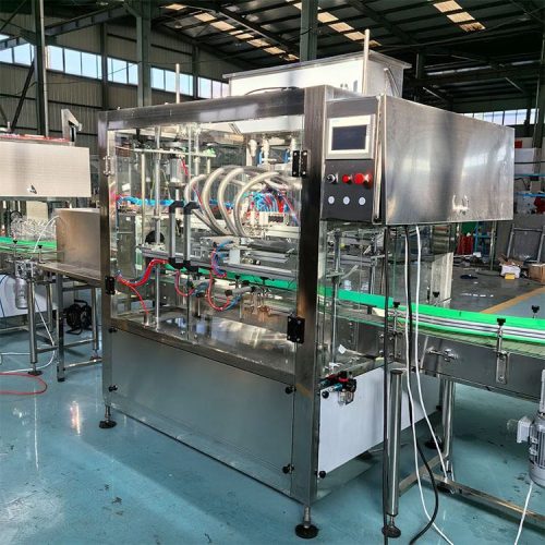 6 Heads Automatic Liquid Detergent Shampoo Bottle Liquid Soap Filling & Labeling Machine - Image 6