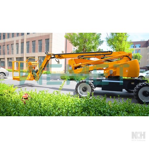 10-16m Installation of Aerial Work Trailer Installation Boom Lift Human Lift Diesel Telescopic Spider Lift - Image 3