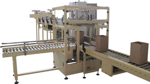 Automatic Case Carton Box Closing Folding Sealing Machine & L Type Tape Sealer Corner Edge Sealing Machine