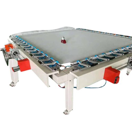 Double Clamp Worm Screen Stretching Machine for T-Shirt Printing - Image 5