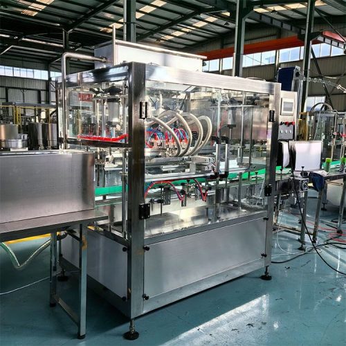 6 Heads Automatic Liquid Detergent Shampoo Bottle Liquid Soap Filling & Labeling Machine - Image 5