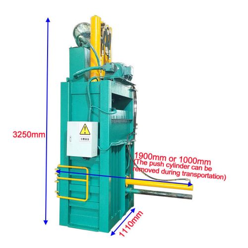 30Tons Vertical Hydraulic Baler Waste Clothing Cardboard Plastic Baler - Image 4