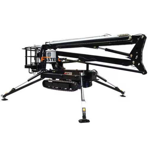 12m/14m/16m/18m Diesel Gasoline Powered Hydraulic High-Altitude Lifting Platform Adjustable Track Crawler Spider Arm Lift - Image 4