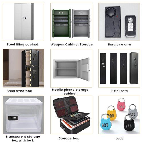 Electronic Commercial Intelligent Safe Heavy Duty Steel Anti-Theft Safe  17*17*23cm - Image 2