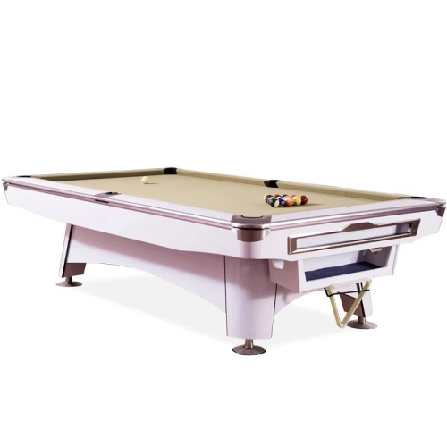 9Feet Solid Wood Ball Table Pool Table Cricket Ball Return System - Image 5