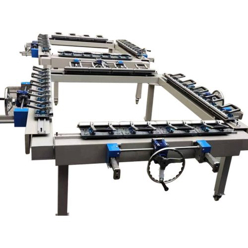 Double Clamp Worm Screen Stretching Machine for T-Shirt Printing - Image 6