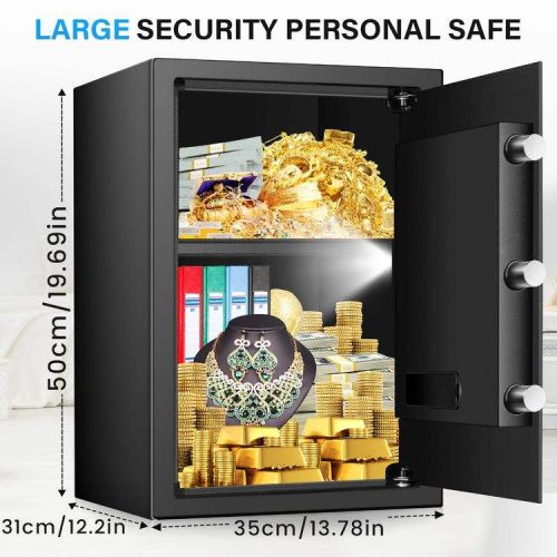 Factory Electronic Digital Currency Security Safes Smart Business Cash Deposit Safes Metal Safes Steel Jewelry Lockers