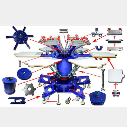 6 Color 6 Station Rotatory Screen Printing Machine - Image 6