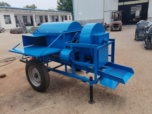 Diesel Electric Corn Thresher Industrial Soybean Sheller Millet Thresher Tractor - Image 6