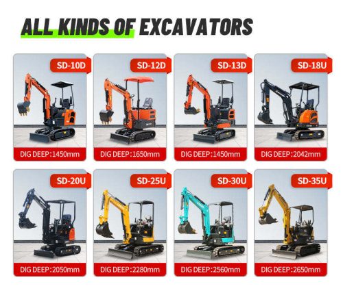 29kW/1Ton Hydraulic Farm Mini Excavator Hammer Crawler Tractor Backhoe Small Excavator - Image 6