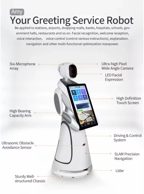 CSJBOT Humanoid Service Robot - Amy - Image 2