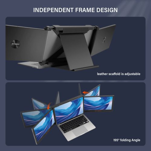 11.6 Inch Laptop Triple Dual Extender Screen Laptops Monitor - Image 7