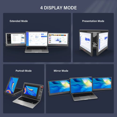 11.6 Inch Laptop Triple Dual Extender Screen Laptops Monitor - Image 9